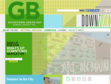 Tablet Screenshot of downtowngreenbay.com